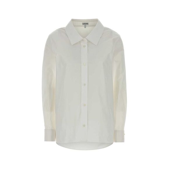 Loewe Women White Poplin Shirt